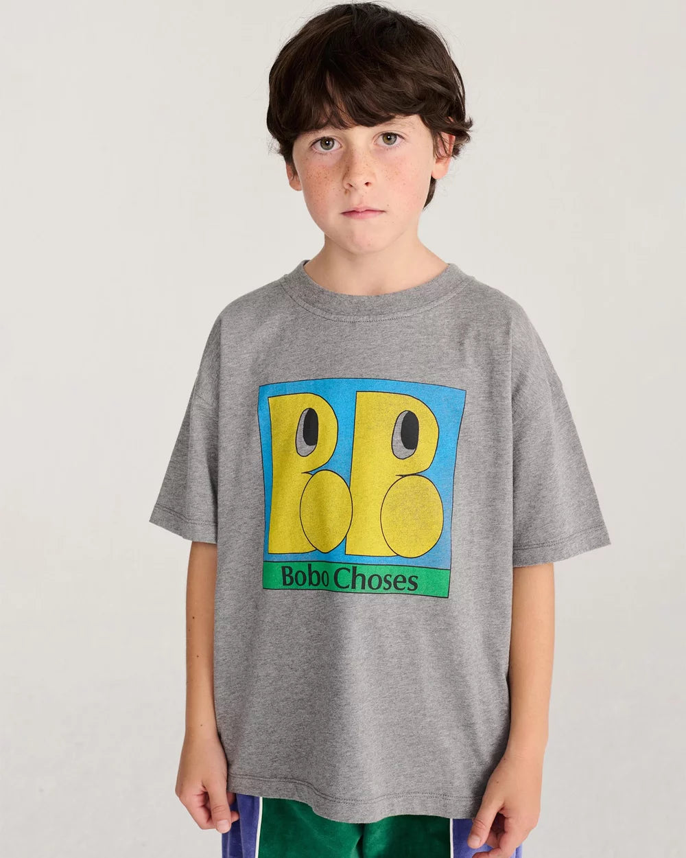BOO BOBO T-SHIRTS - HEATHER GREY
