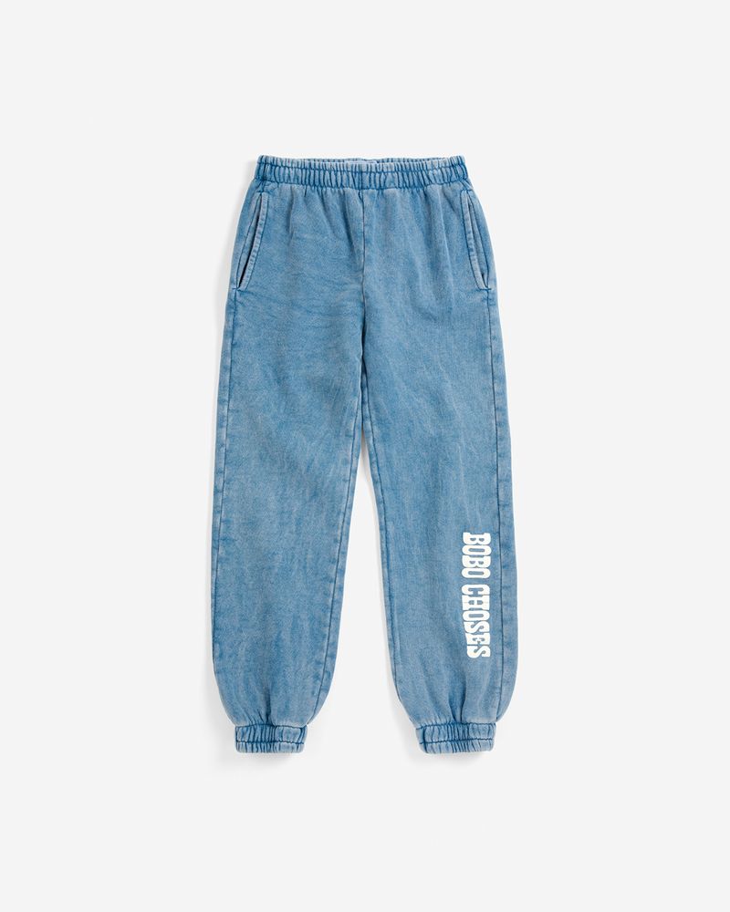 BOBO CHOSES POP JOGGING PANTS-LIGHT BLUE