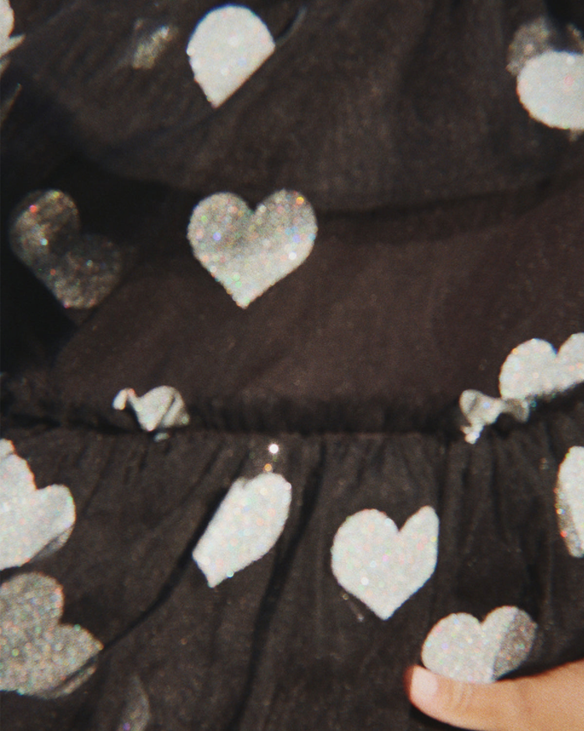 GLITTER DRESS - BLACK