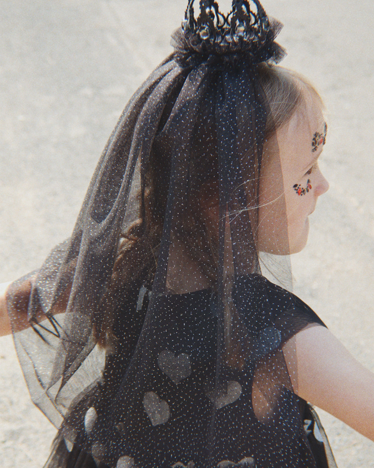 PRINCESS CROWN - BLACK
