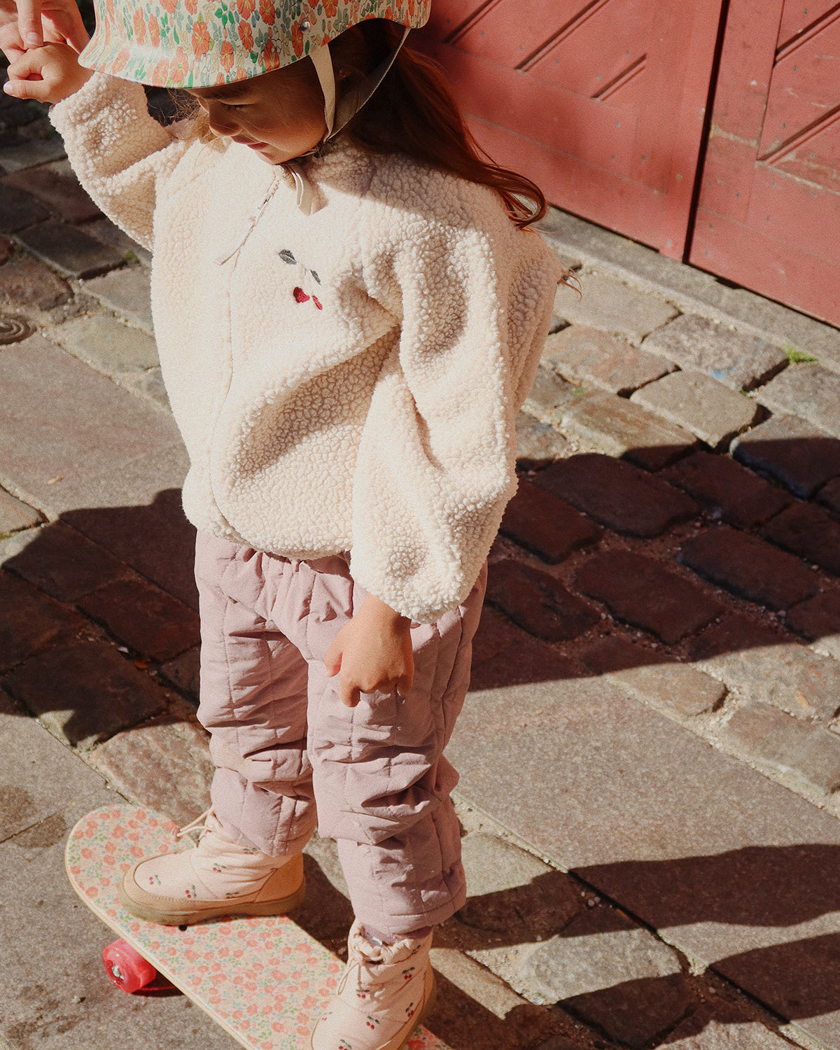 JAZZ TEDDY BOMBER JACKET GRS - SAND DOLLAR