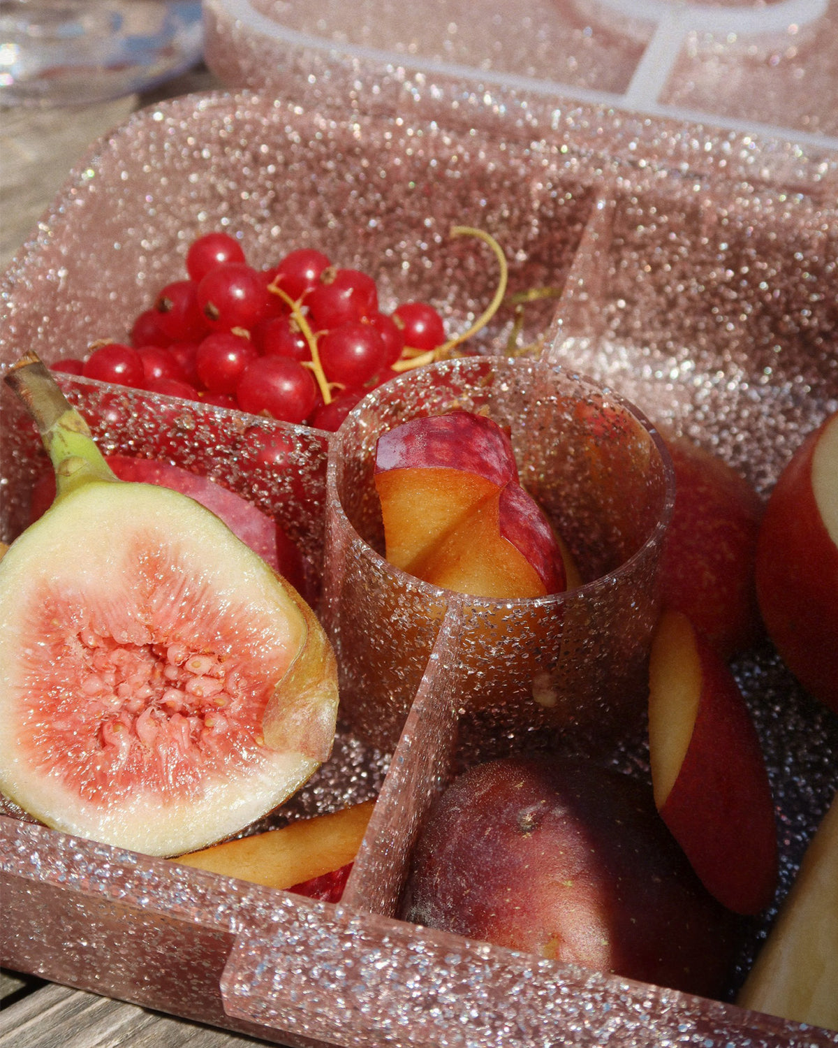 BENTO LUNCH BOX - CHERRY GLITTER