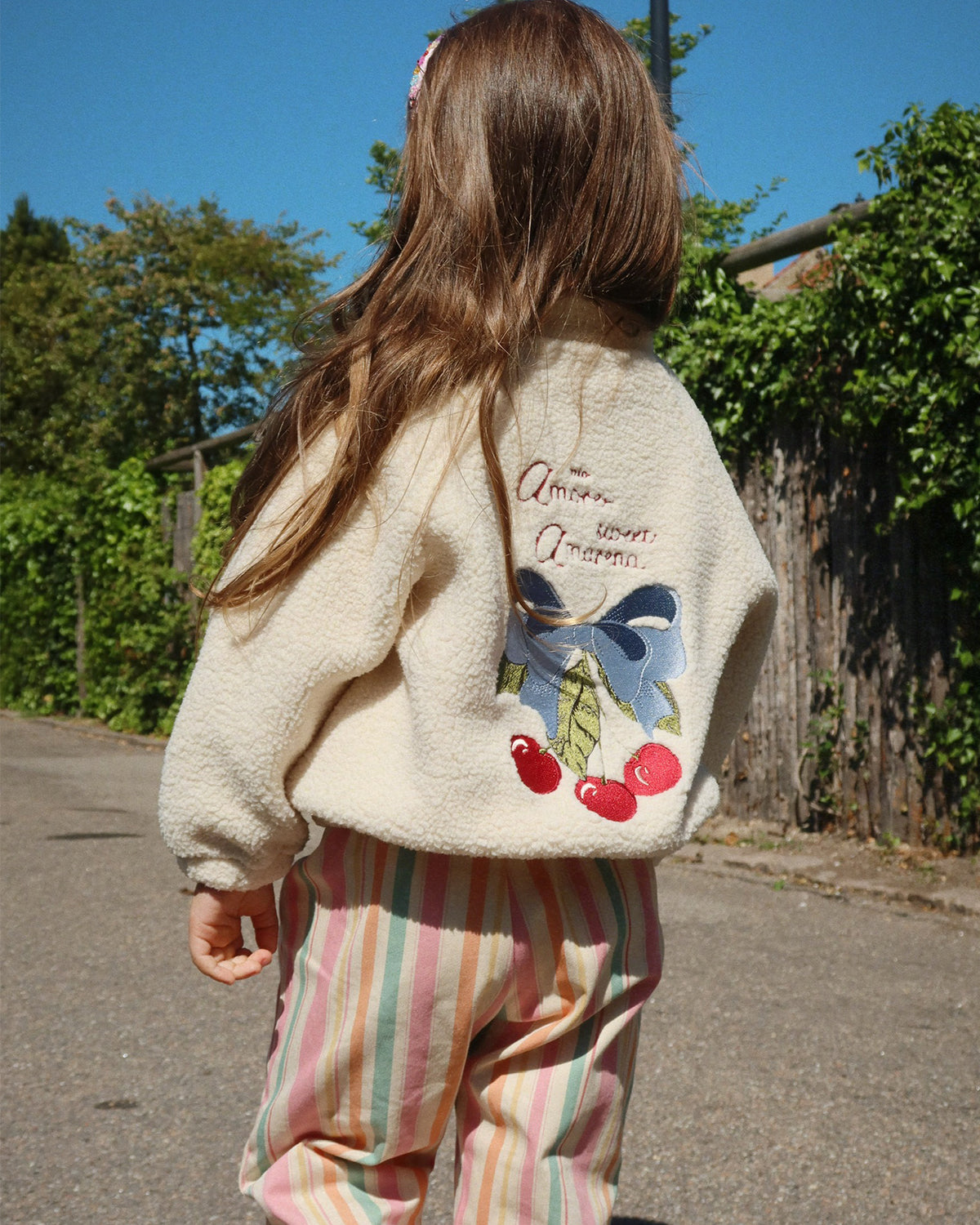 JAZZ TEDDY JACKET GRS - WHITE SMOKE