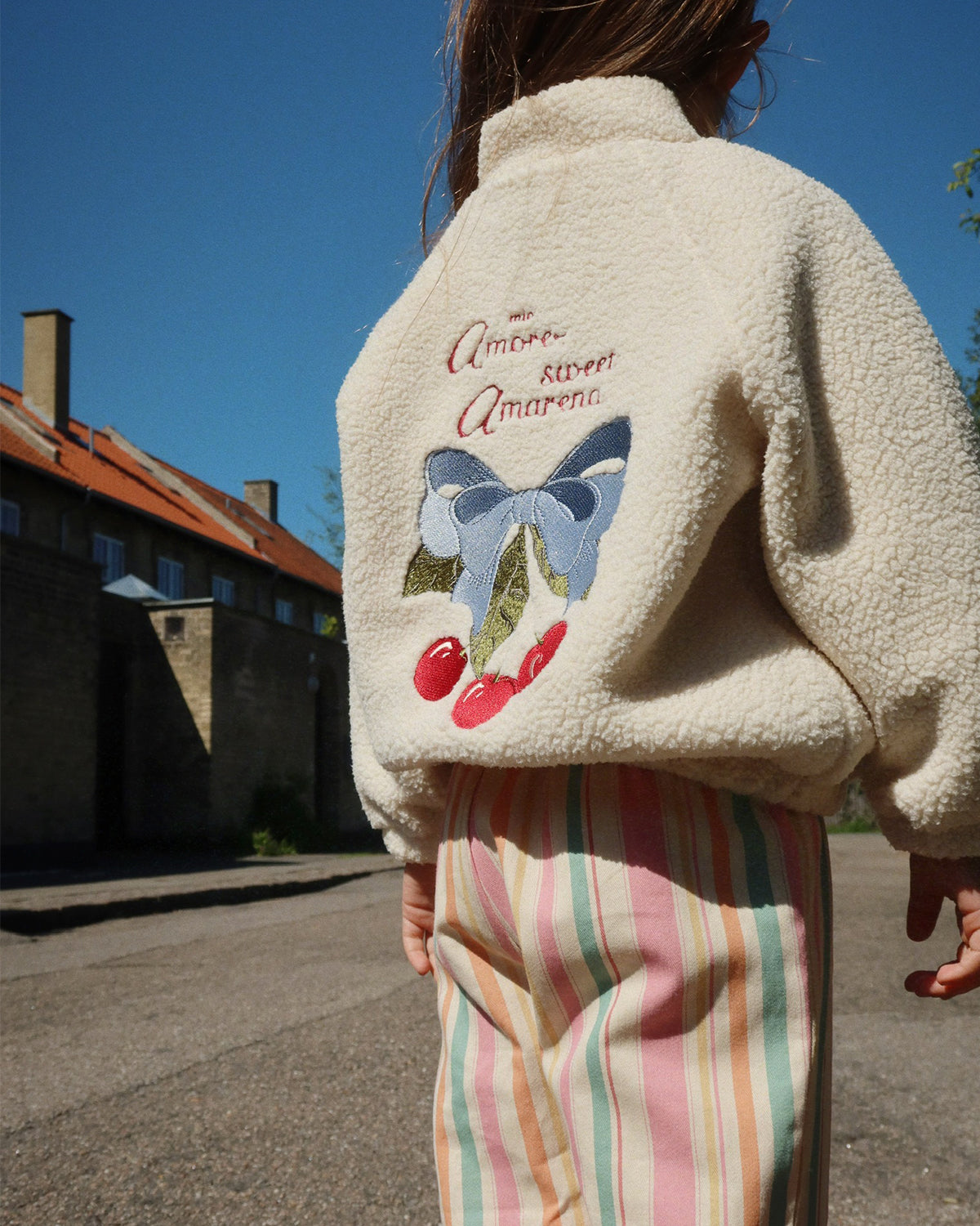 JAZZ TEDDY JACKET GRS - WHITE SMOKE