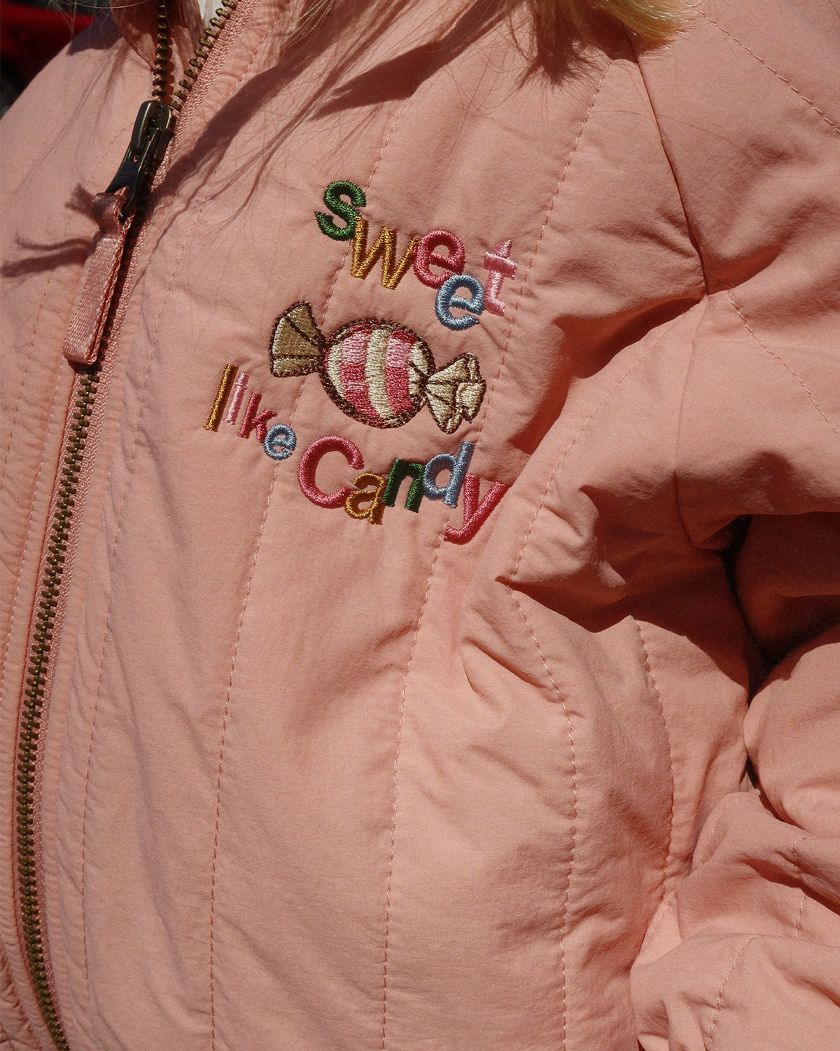 JUNO BOMBER JACKET - CAMEO BROWN