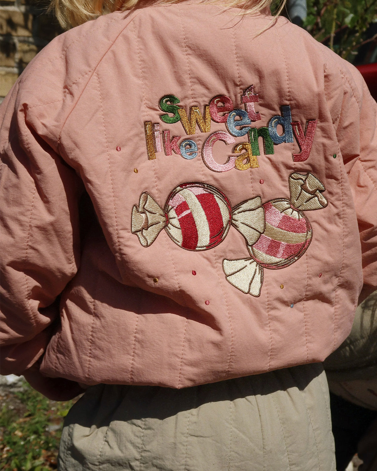 JUNO BOMBER JACKET - CAMEO BROWN