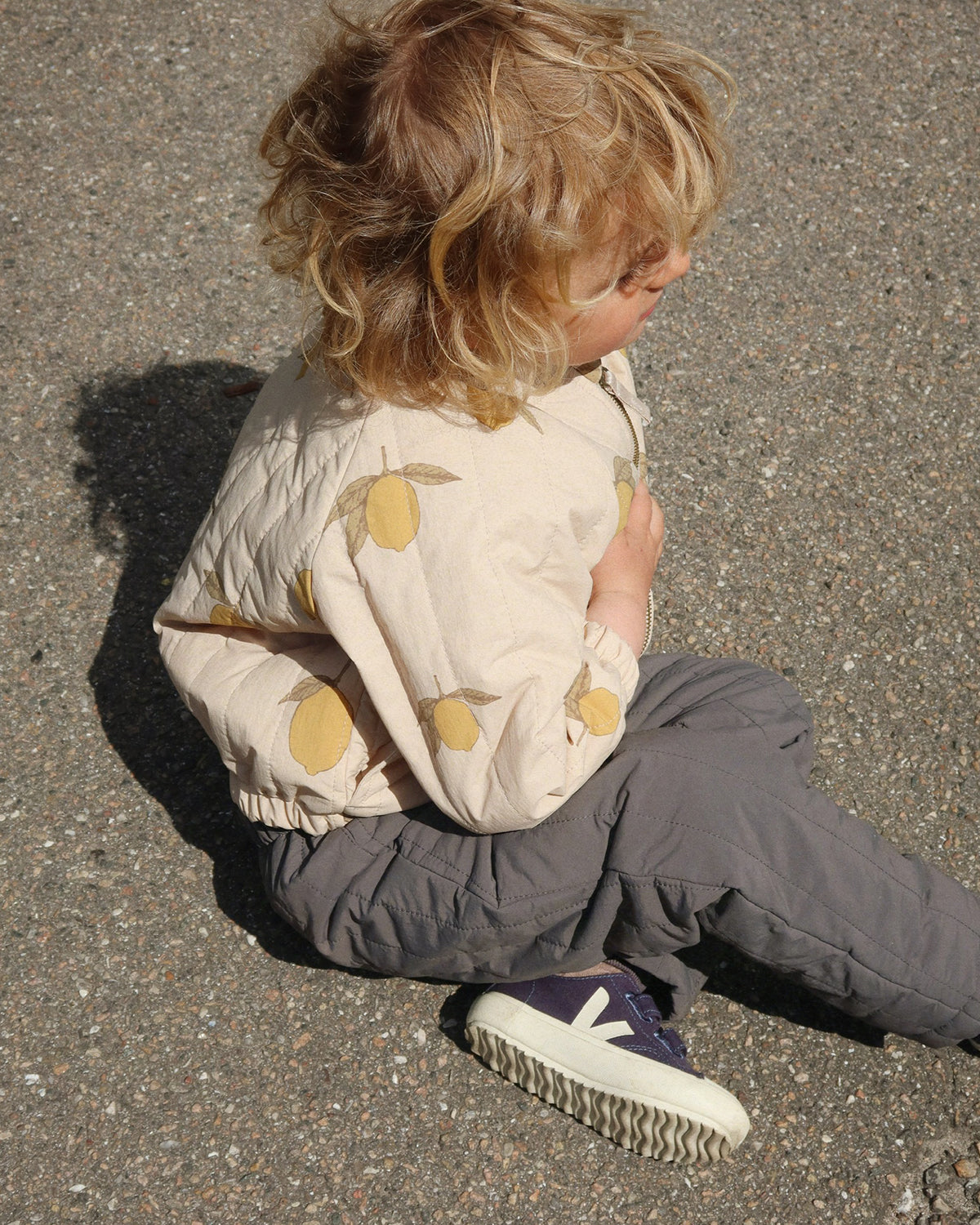 JUNO PRINTED BOMBER JACKET - MON GRAND CITRON