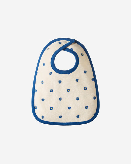 REVERSIBLE BIB - DAISY DAZE BLUE