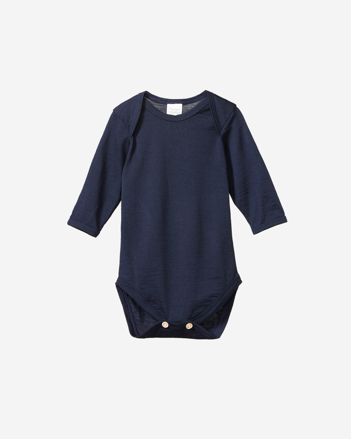 MERINO LONG SLEEVES BODYSUIT - NAVY