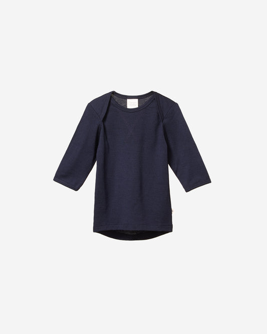 MERINO ESSENTIAL TEE - NAVY