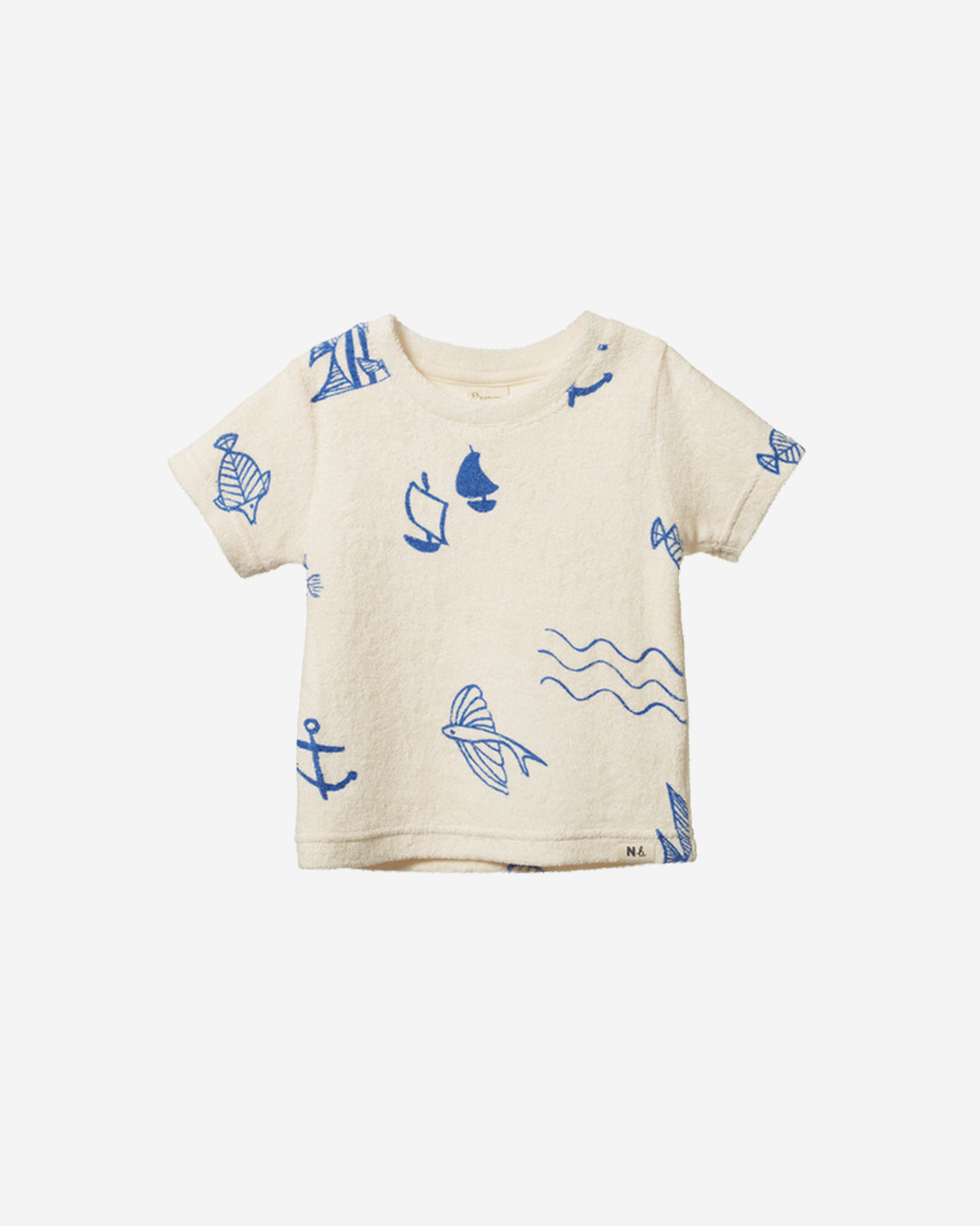 RIVER TEE TERRY - ATLANTIC PRINT