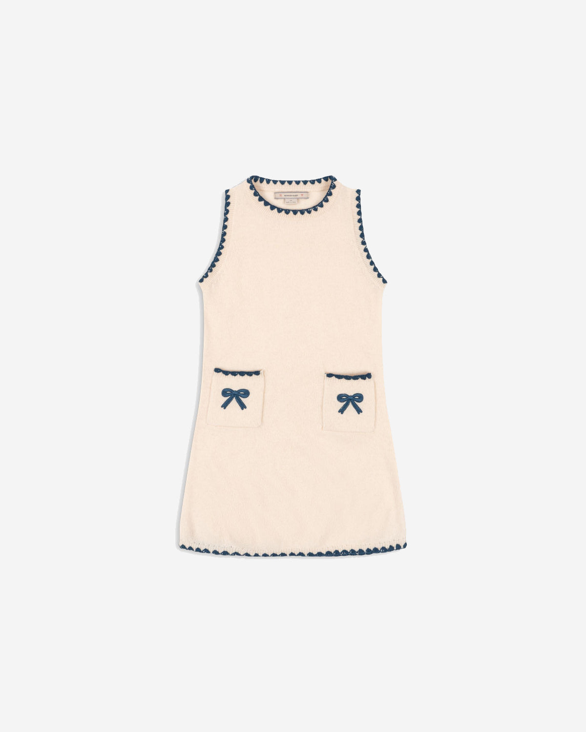 COLLETTE KNIT DRESS - OFF WHITE