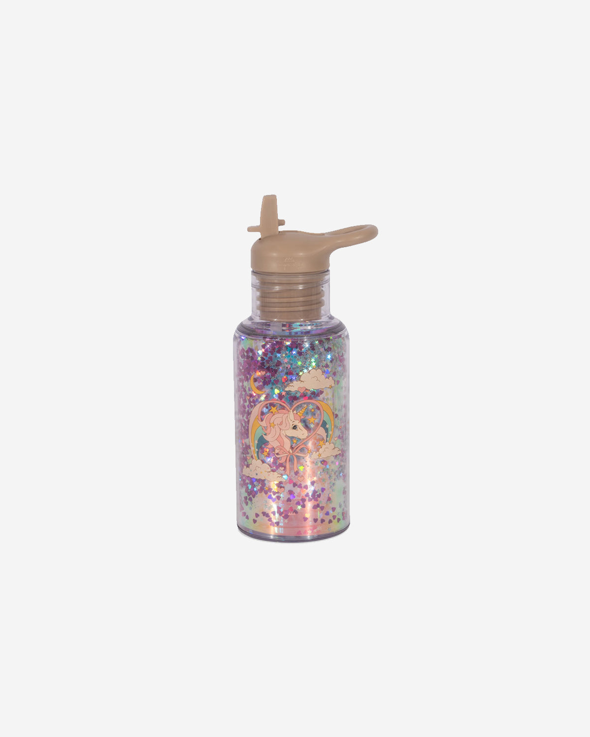 GLITTER BOTTLE - HORN STARS