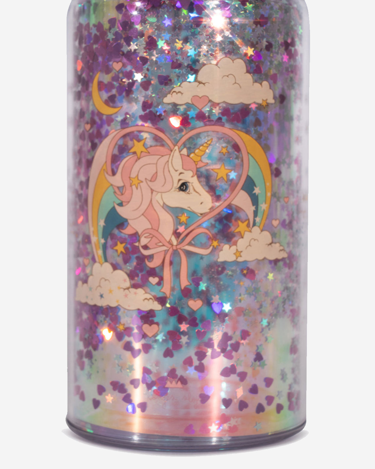 GLITTER BOTTLE - HORN STARS