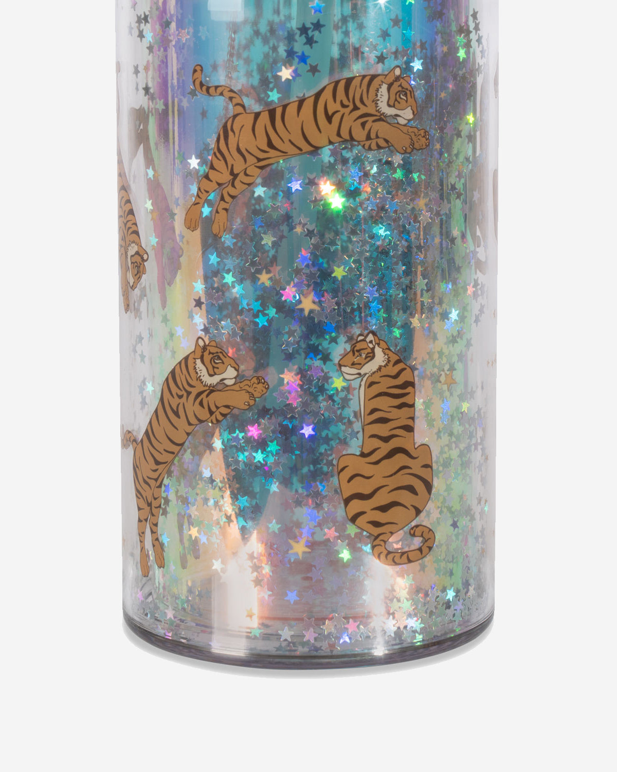 GLITTER BOTTLE - TIGER