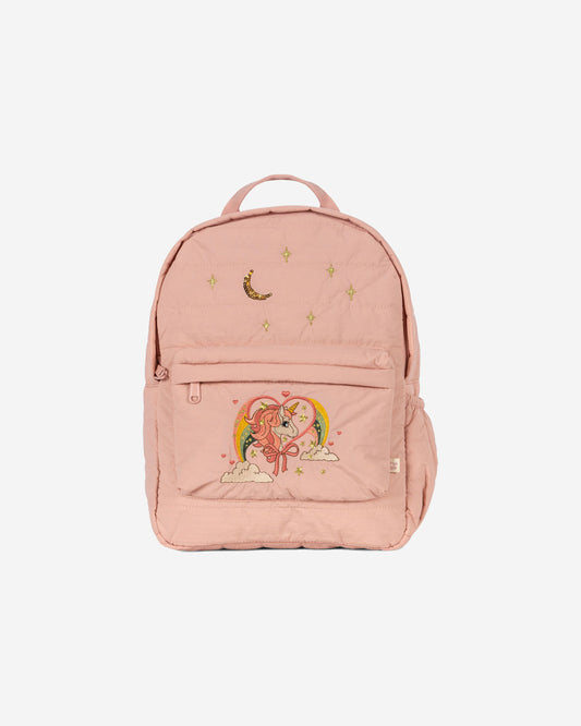 JUNO QUILTED BACKPACK MIDI - MELLOW ROSE