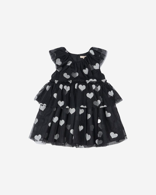 GLITTER DRESS - BLACK