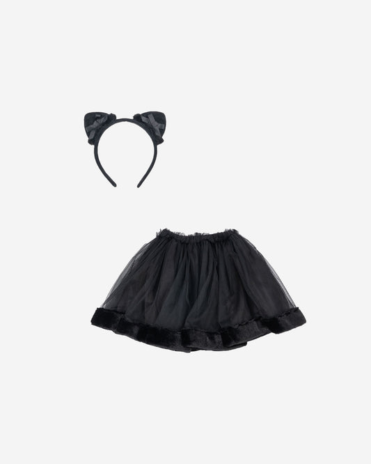 CAT SKIRT COSTUME - BLACK