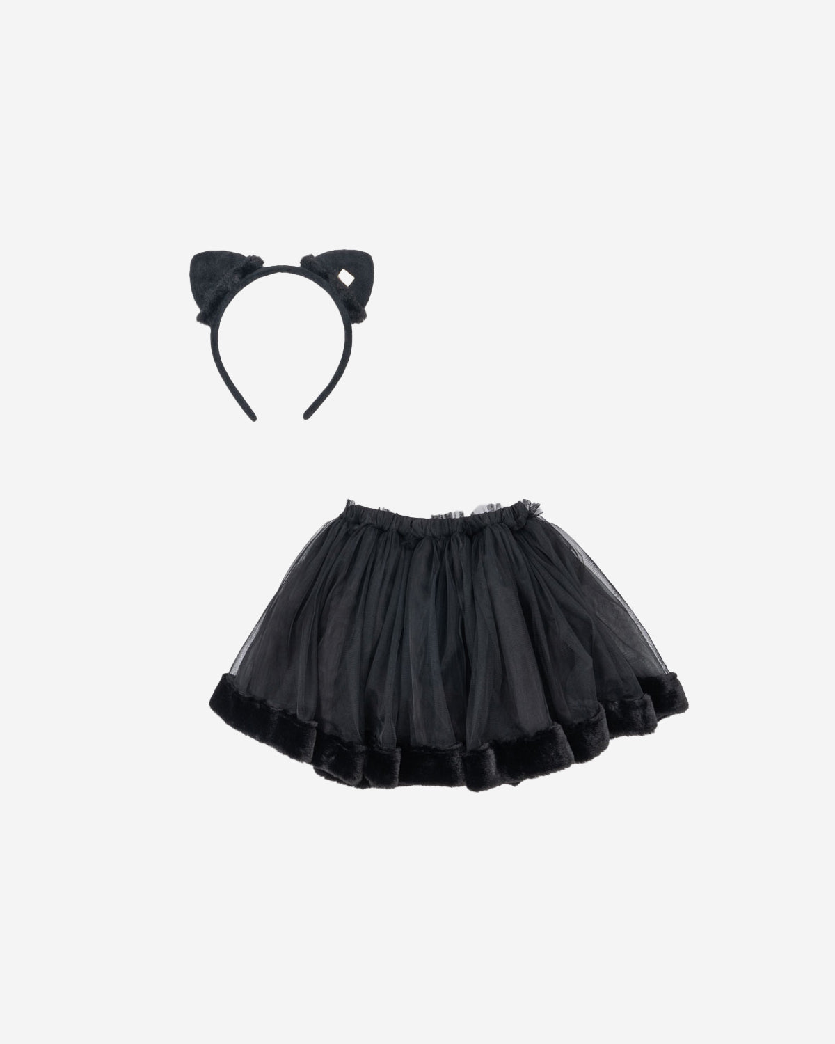 CAT SKIRT COSTUME - BLACK