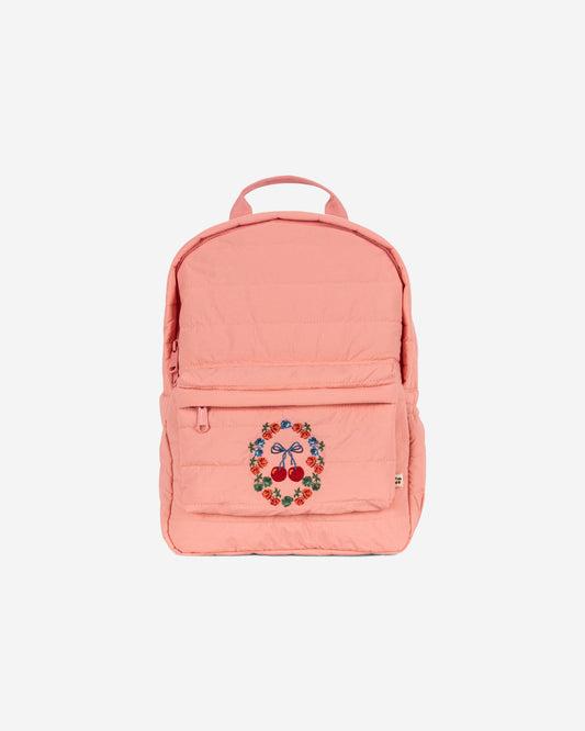 JUNO QUILTED BACKPACK - STRAWBERRY ICE