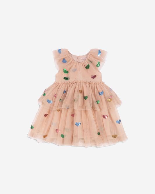 YVONNE FAIRY DRESS - COEUR SEQUINS
