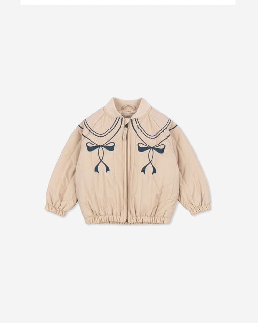 JUNO BOMBER JACKET - SMOKE GRAY