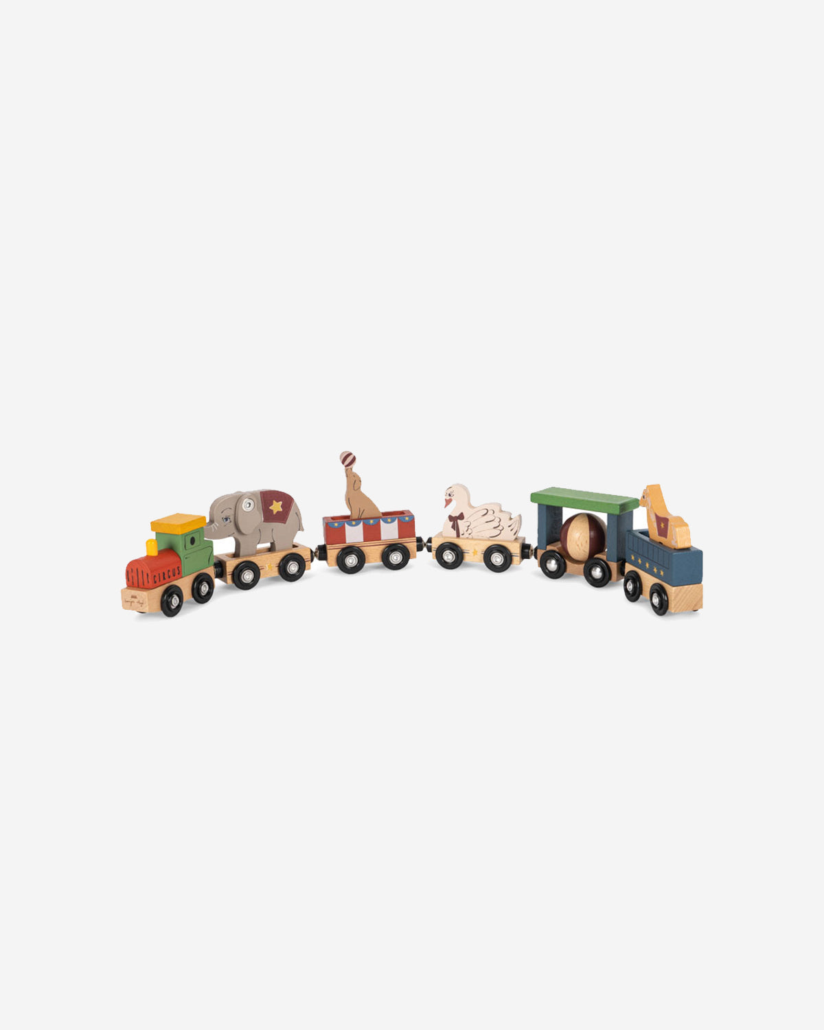WOODEN ANIMAL TRAIN FSC - MULTI