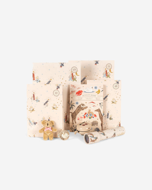 CHRISTMAS ADVENT CALENDAR 24 GIFTS - BEIGE