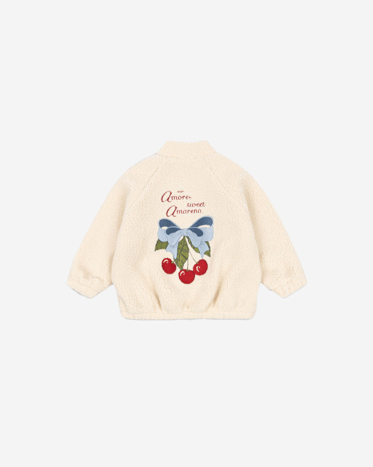 JAZZ TEDDY JACKET GRS - WHITE SMOKE
