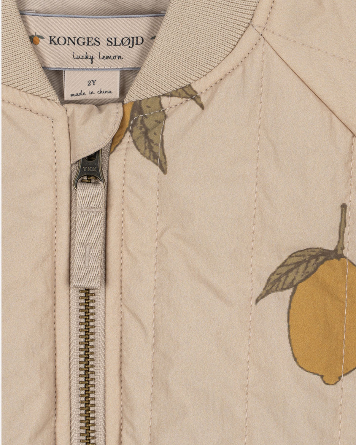 JUNO PRINTED BOMBER JACKET - MON GRAND CITRON