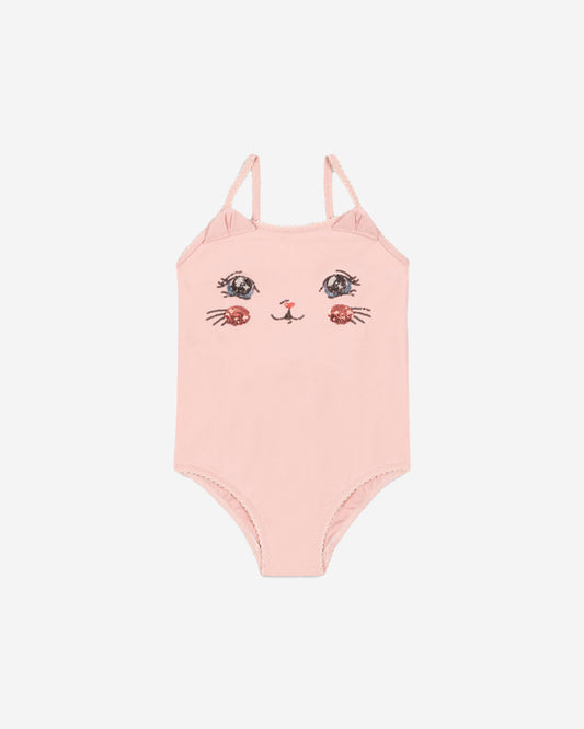 KITTY SWIMSUIT GRS - POWDER PINK