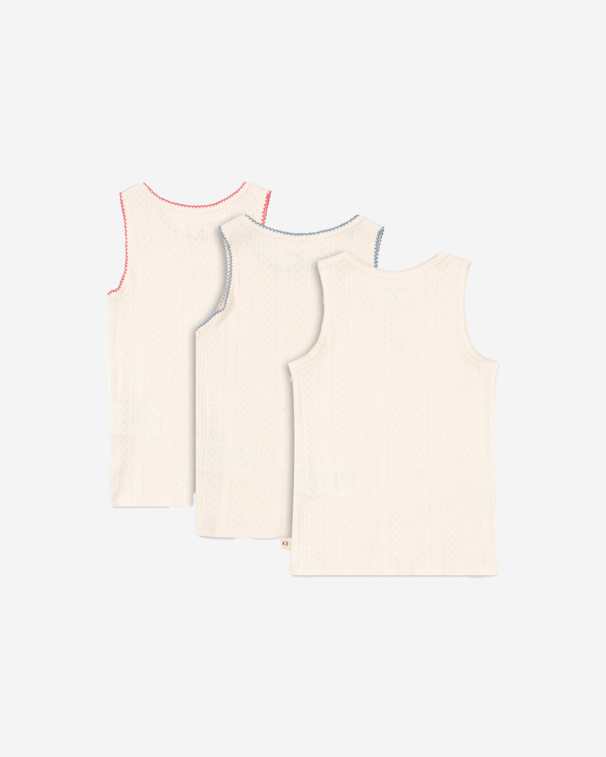 MINNA 3 PACK TANK TOPS GOTS - ANTIQUE WHITE