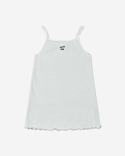 ROLI STRAP DRESS - SLEET STRIPE