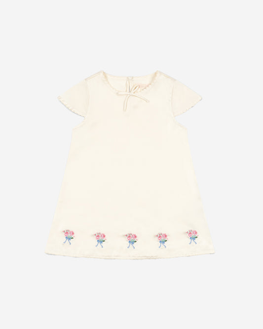 SHEENY SS DRESS - BUTTER CREAM
