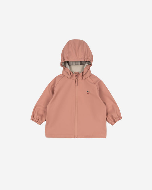 PLAINY RAIN JACKET - CAMEO BROWN