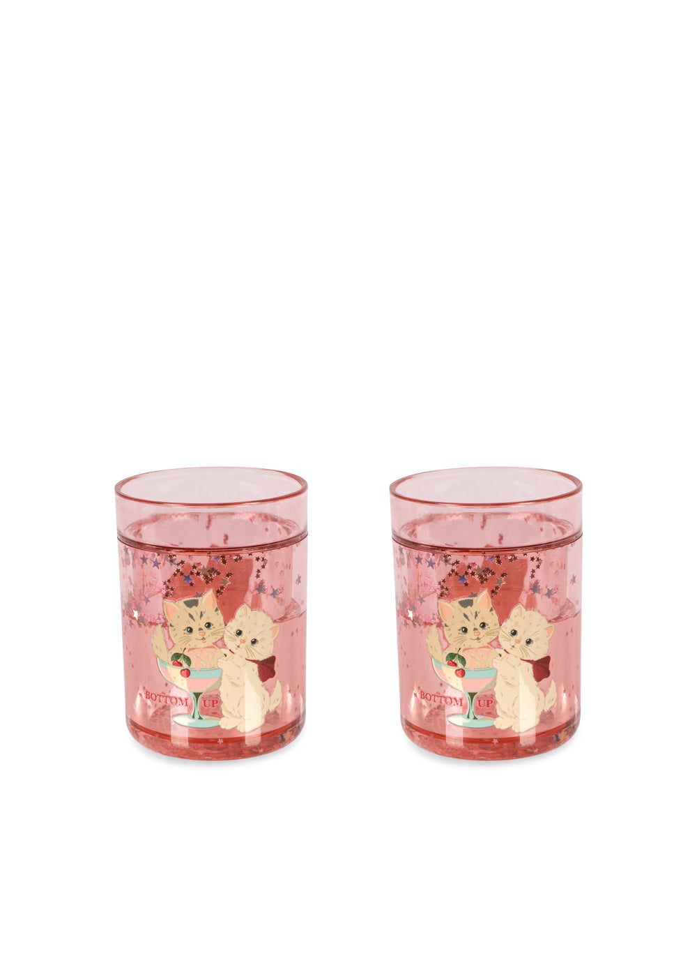 GLITTER CUPS - ROSE CAT