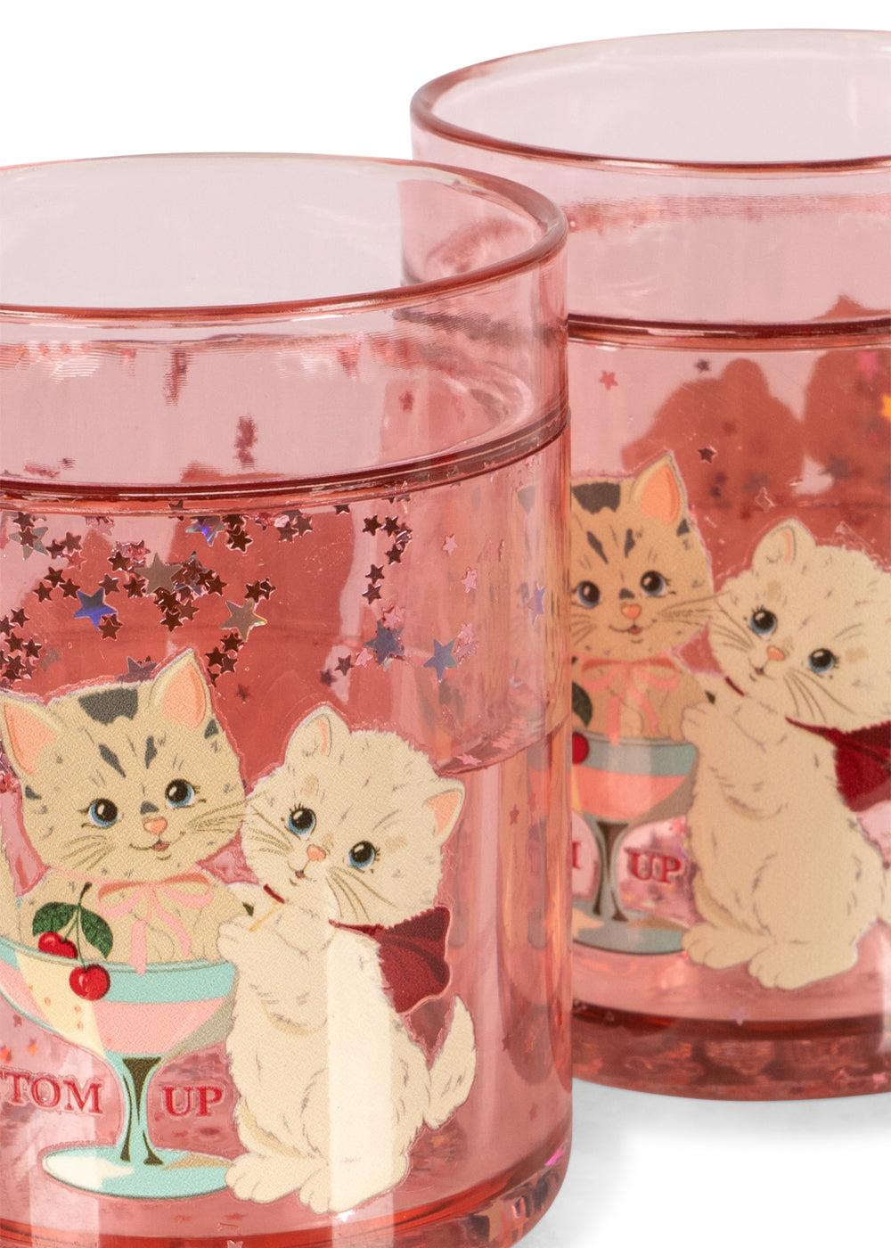 GLITTER CUPS - ROSE CAT