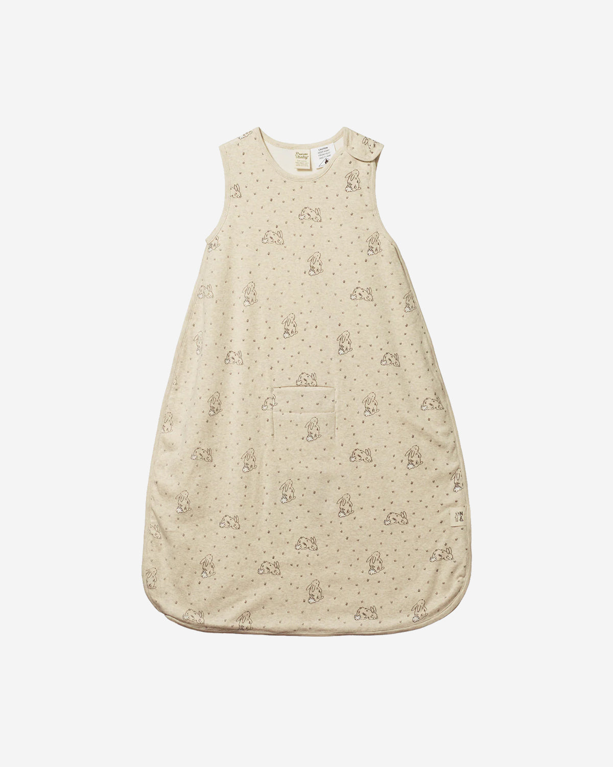ORGANIC COTTON & MERINO SLEEPING BAG - BRAMBLE BURROW SLEEP PRINT