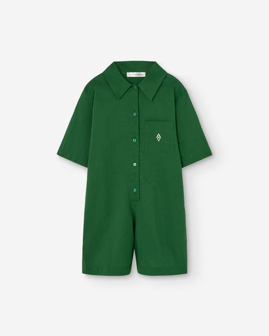 DARK GREEN SQUIRREL SHORT JUMPSUIT