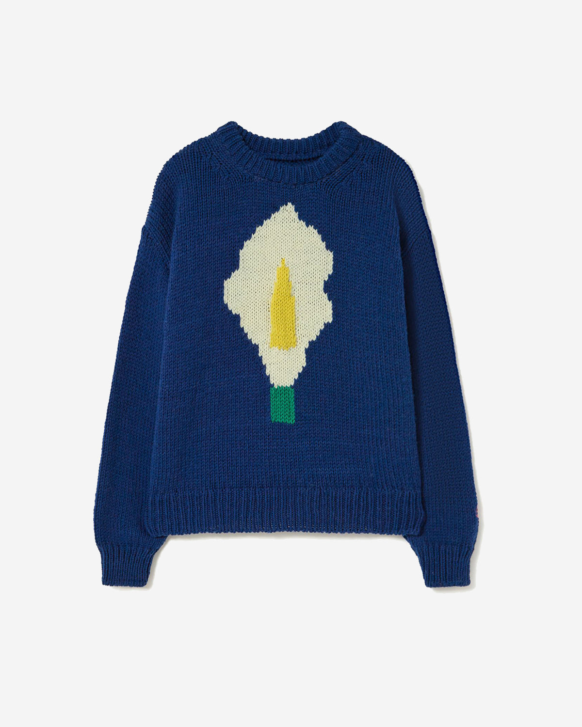 FLOWER BULL SWEATER NAVY