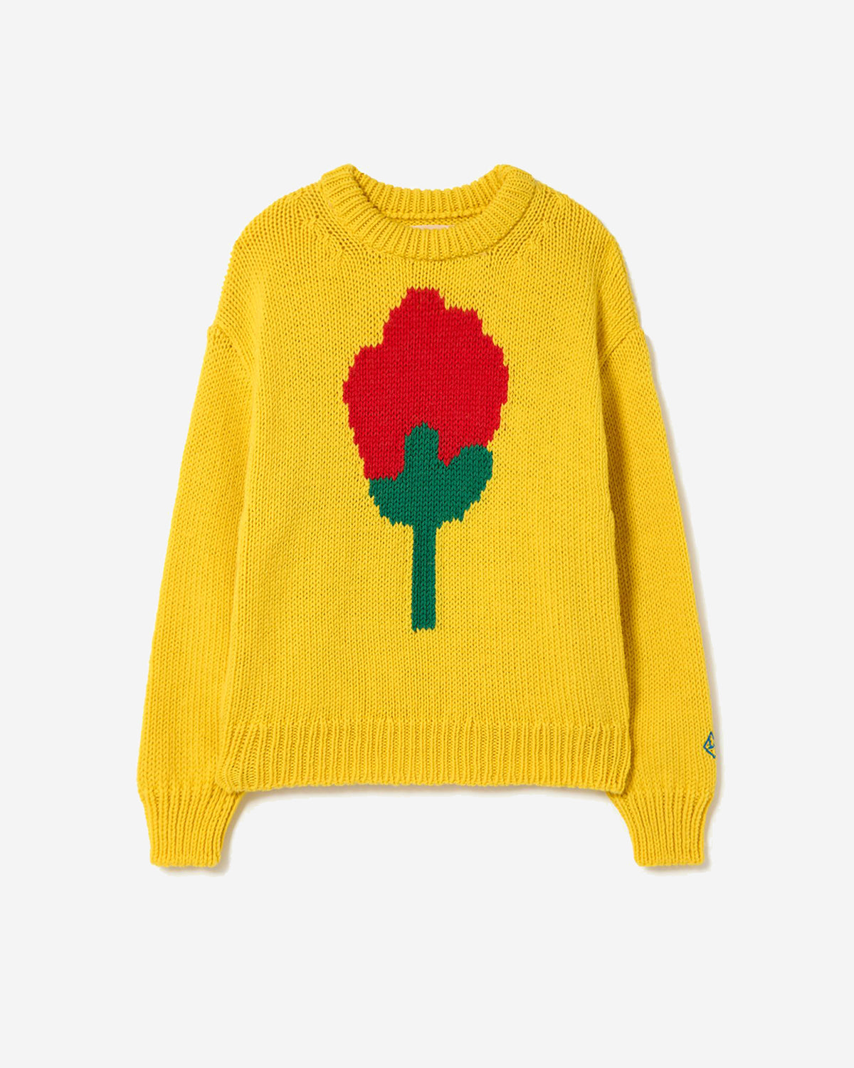 FLOWER BULL SWEATER YELLOW