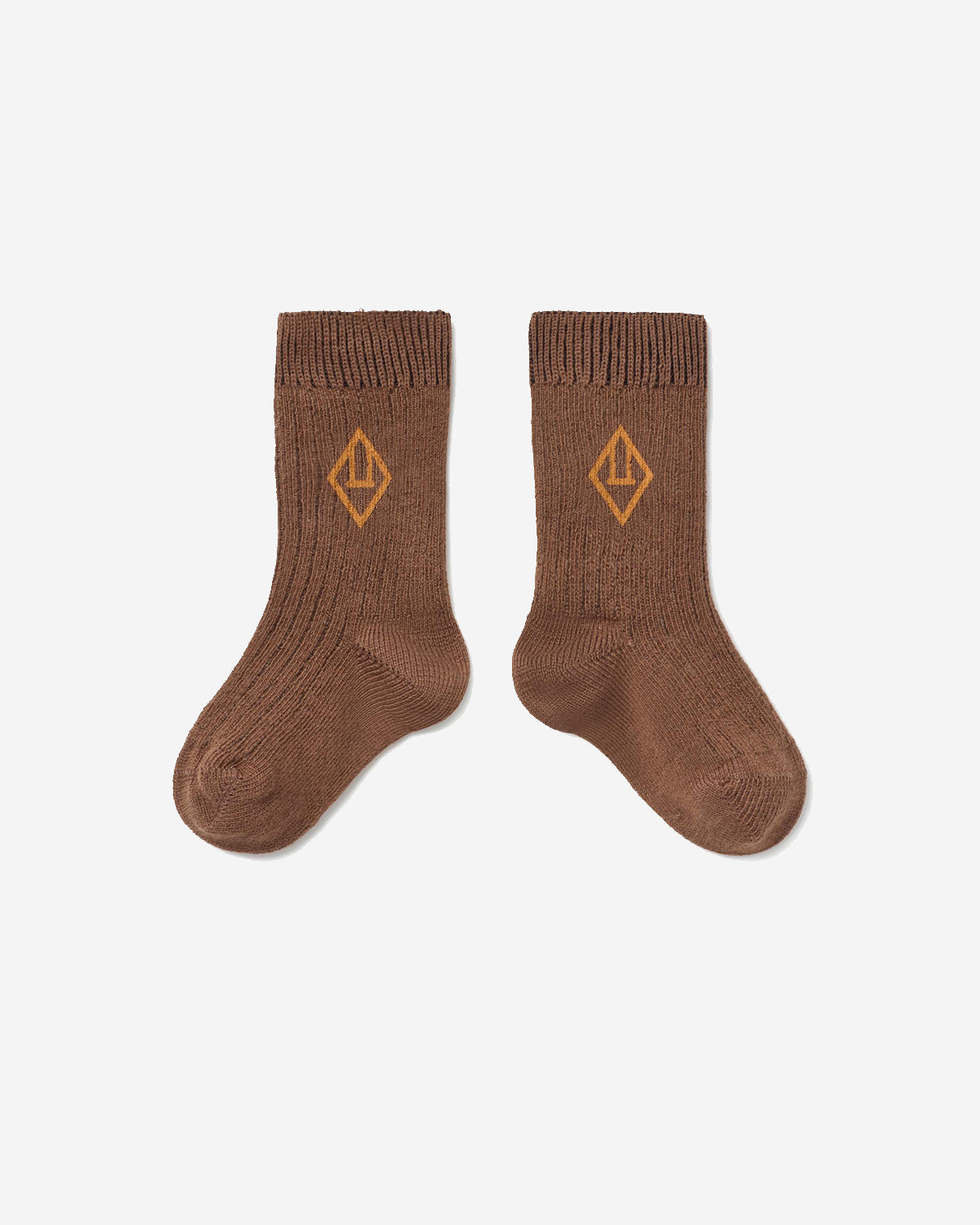 SNAIL BABY SOCKS BROWN